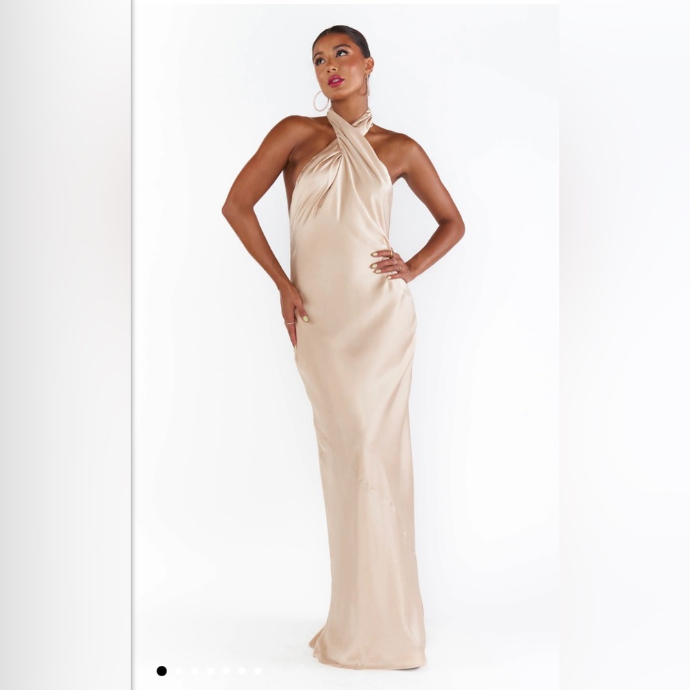 Show Me Your Mumu Jasmine Halter Maxi Dress